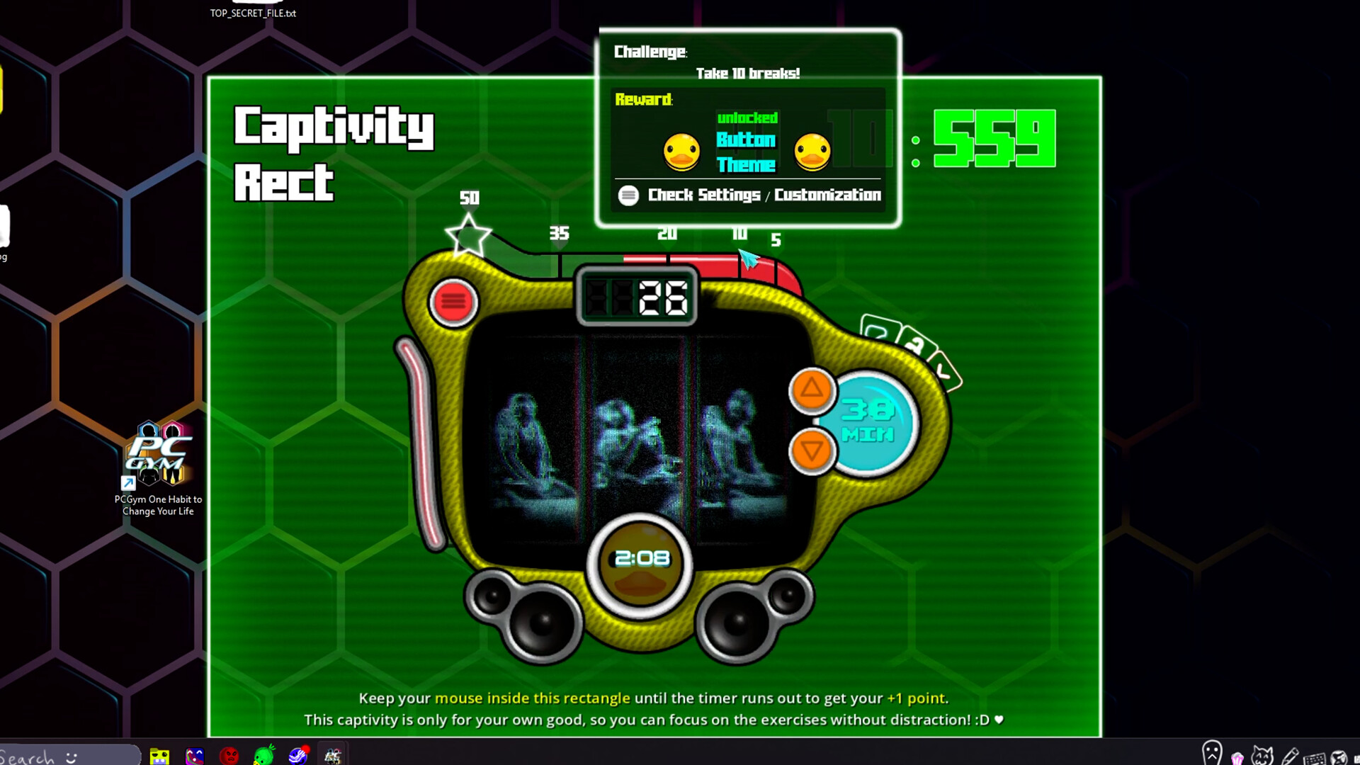 #5. PCGym: One Habit to Change Your Life (Steam) di: MeLikeRamen