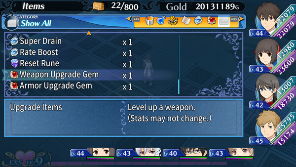 EXSTETRA - Item Set