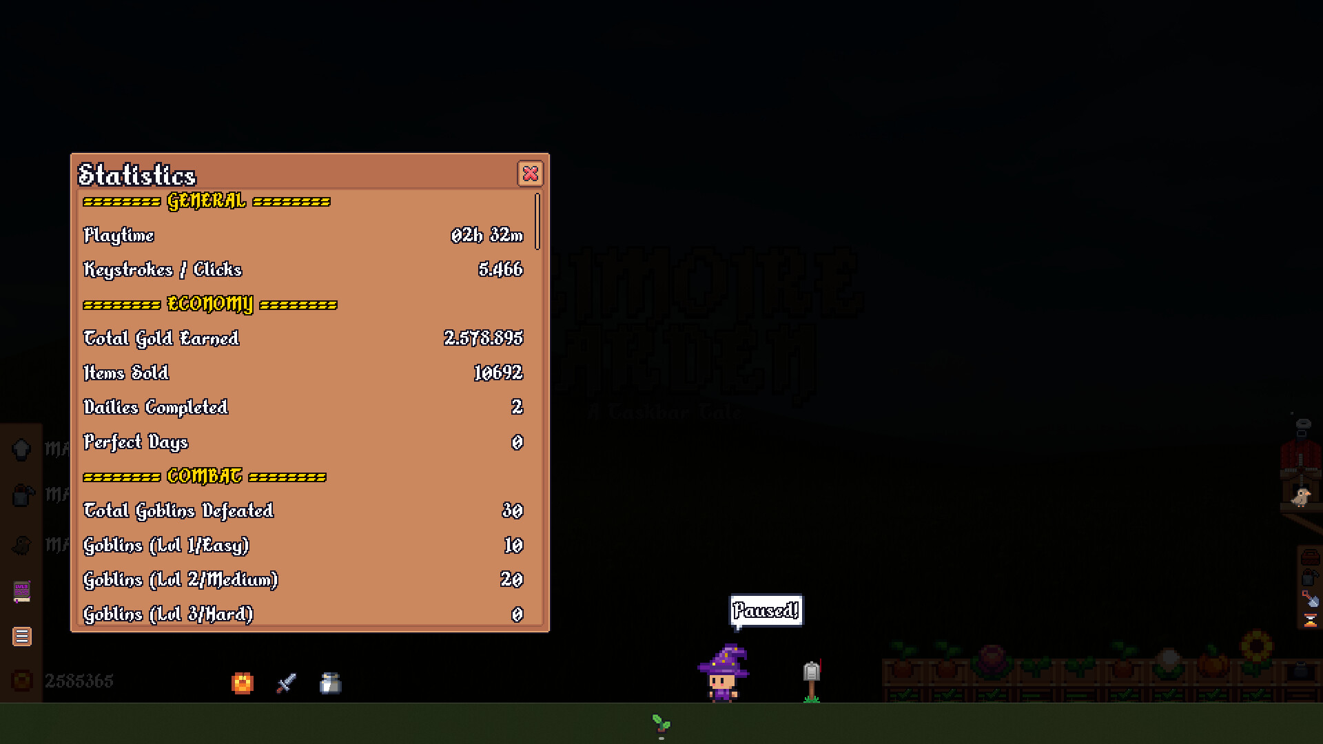 Grimoire Garden: A Taskbar Tale screenshot 6