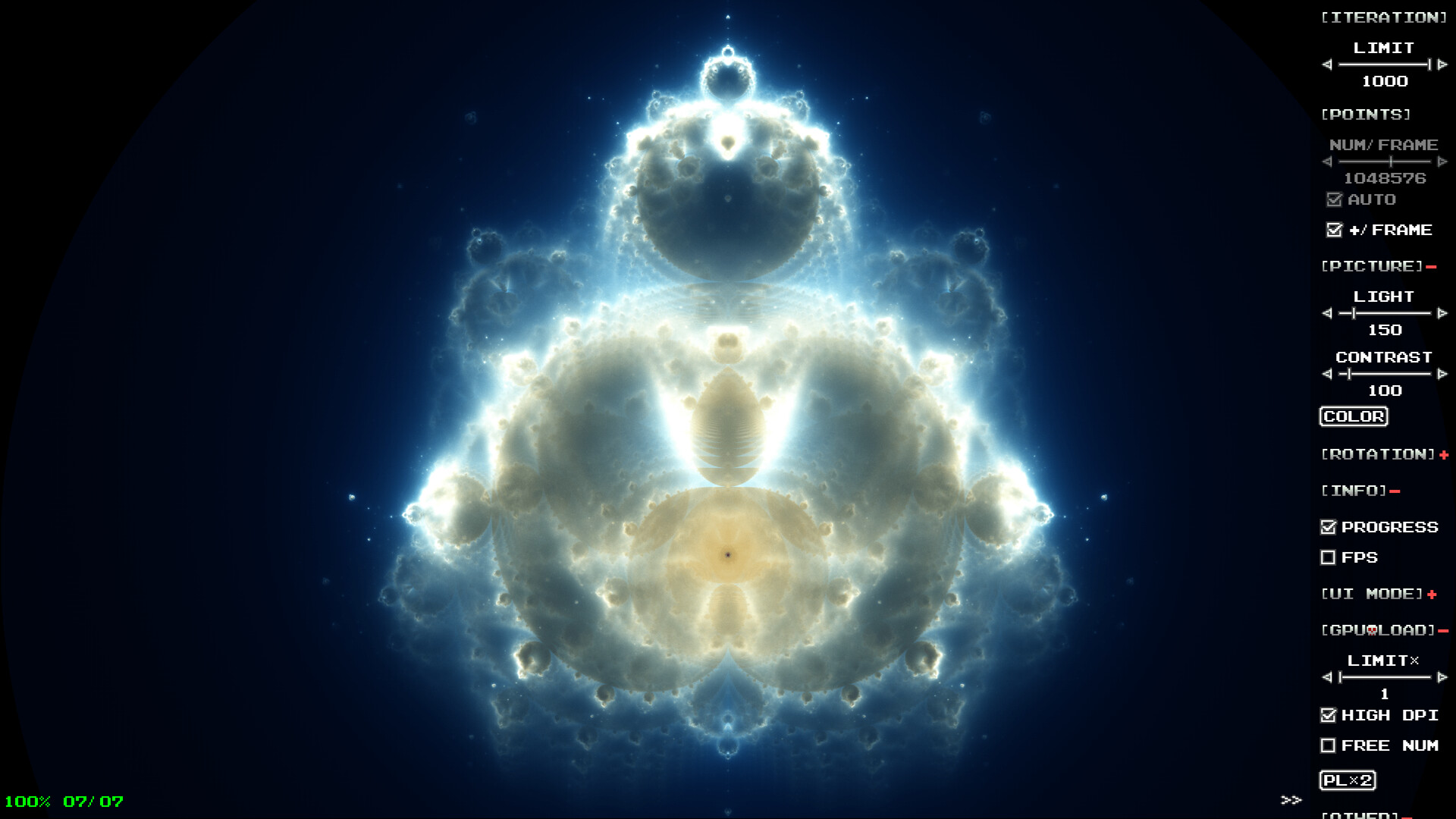 RealBuddhaRender - 4D Fractal Visualizer screenshot 1