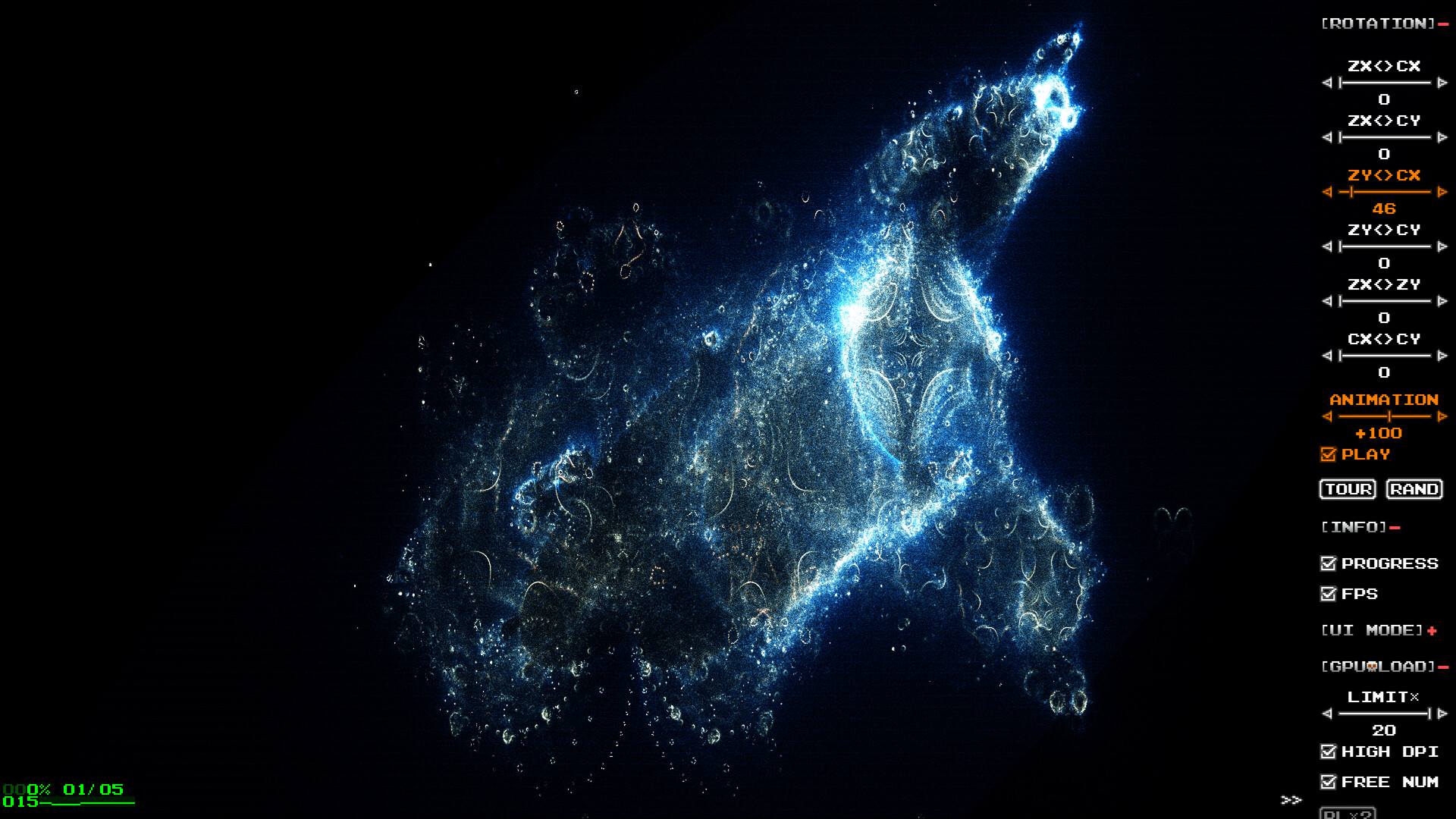 RealBuddhaRender - 4D Fractal Visualizer screenshot 2