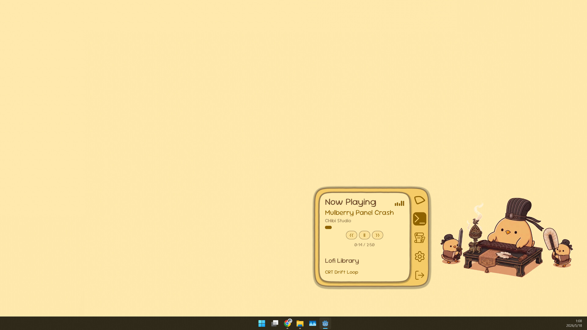 Your Chibi Chicken: Lo-Fi Desktop Pet screenshot 2