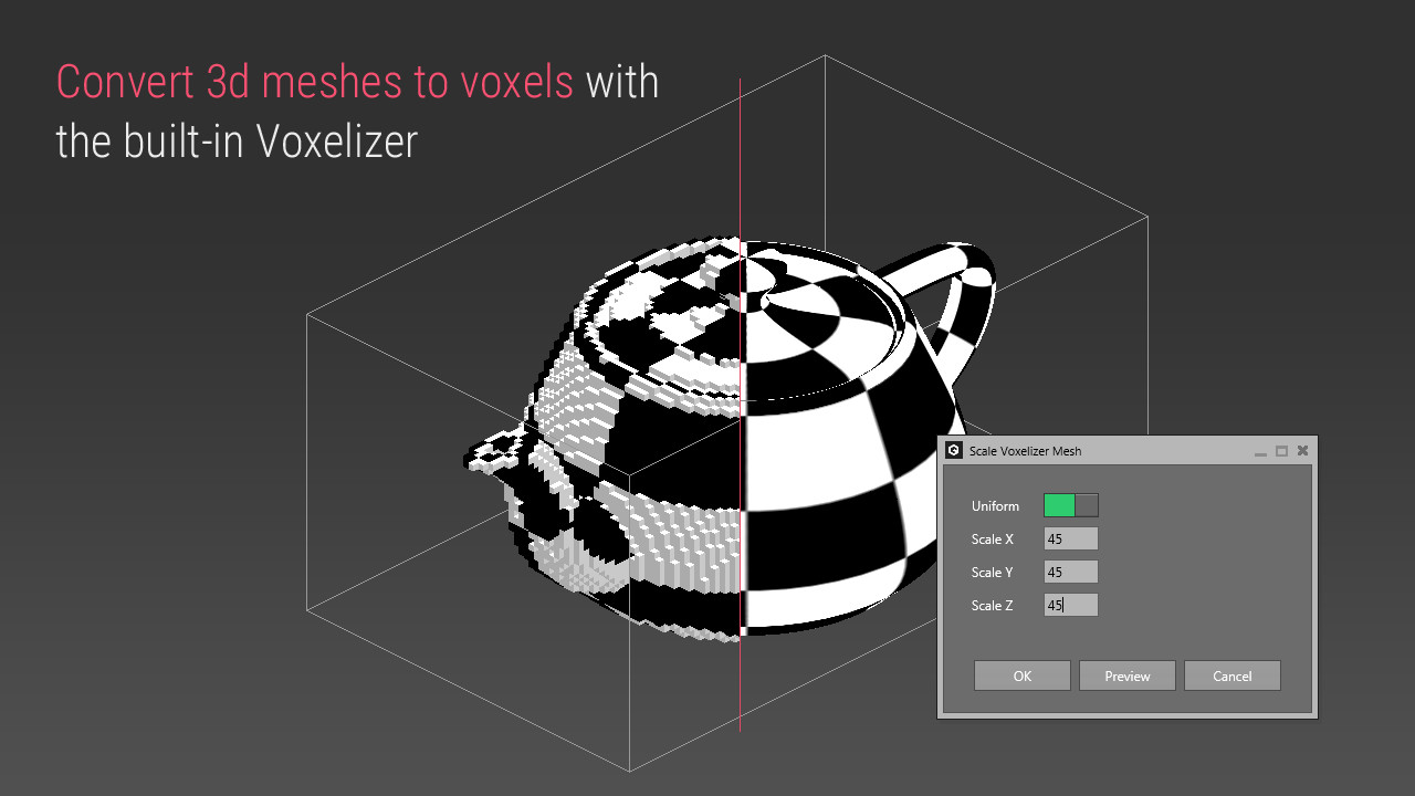 Qubicle Voxelizer Module Featured Screenshot #1