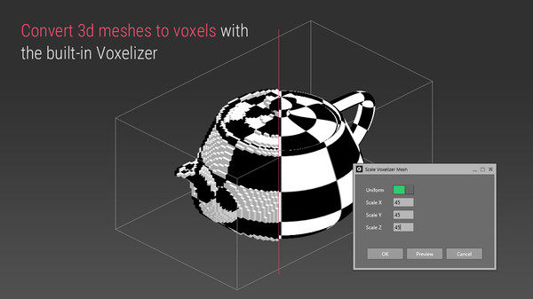 Qubicle Voxelizer Module screenshot 1