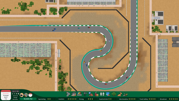 Скриншот 2 из игры Racetrack Tycoon
