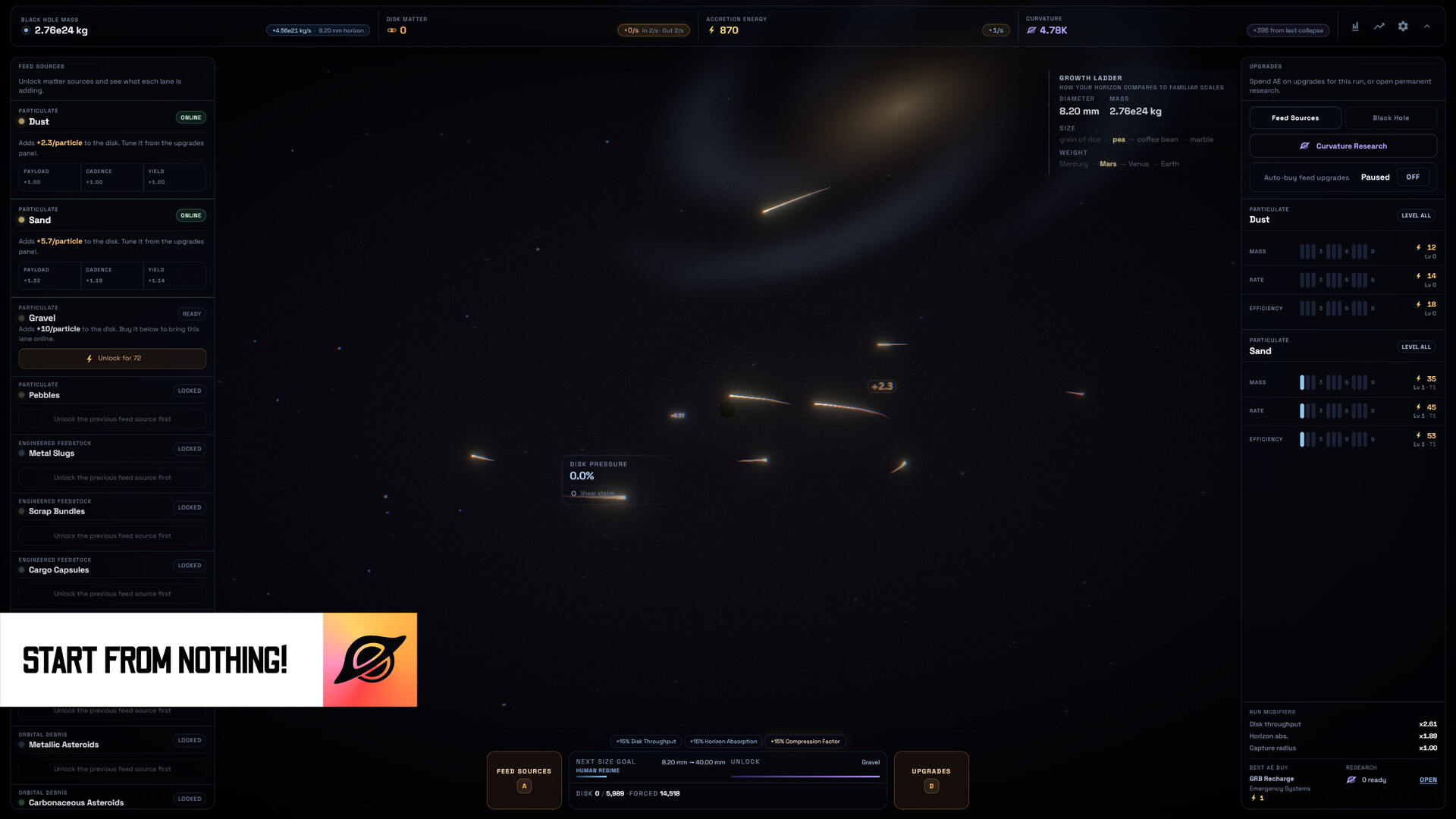 How To Grow a Black Hole gameplay screenshot 2
