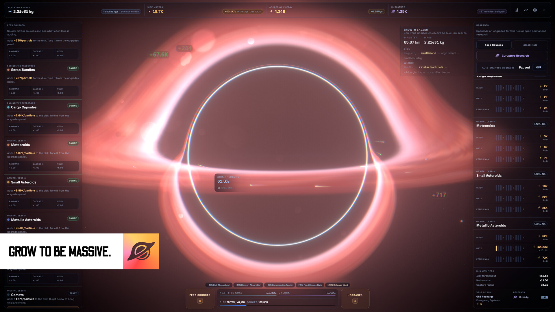 How To Grow a Black Hole gameplay screenshot 3