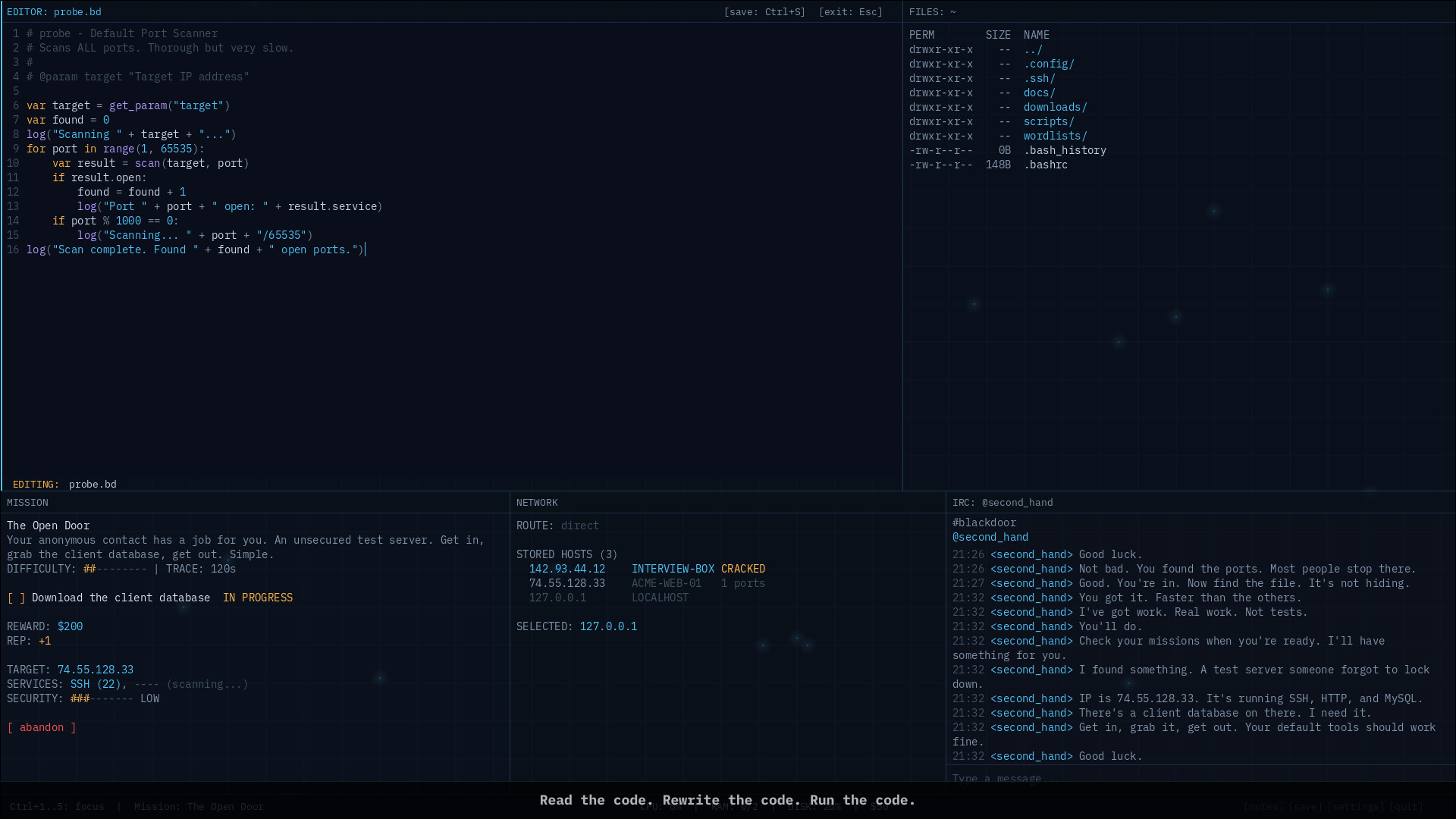 Blackdoor screenshot #1