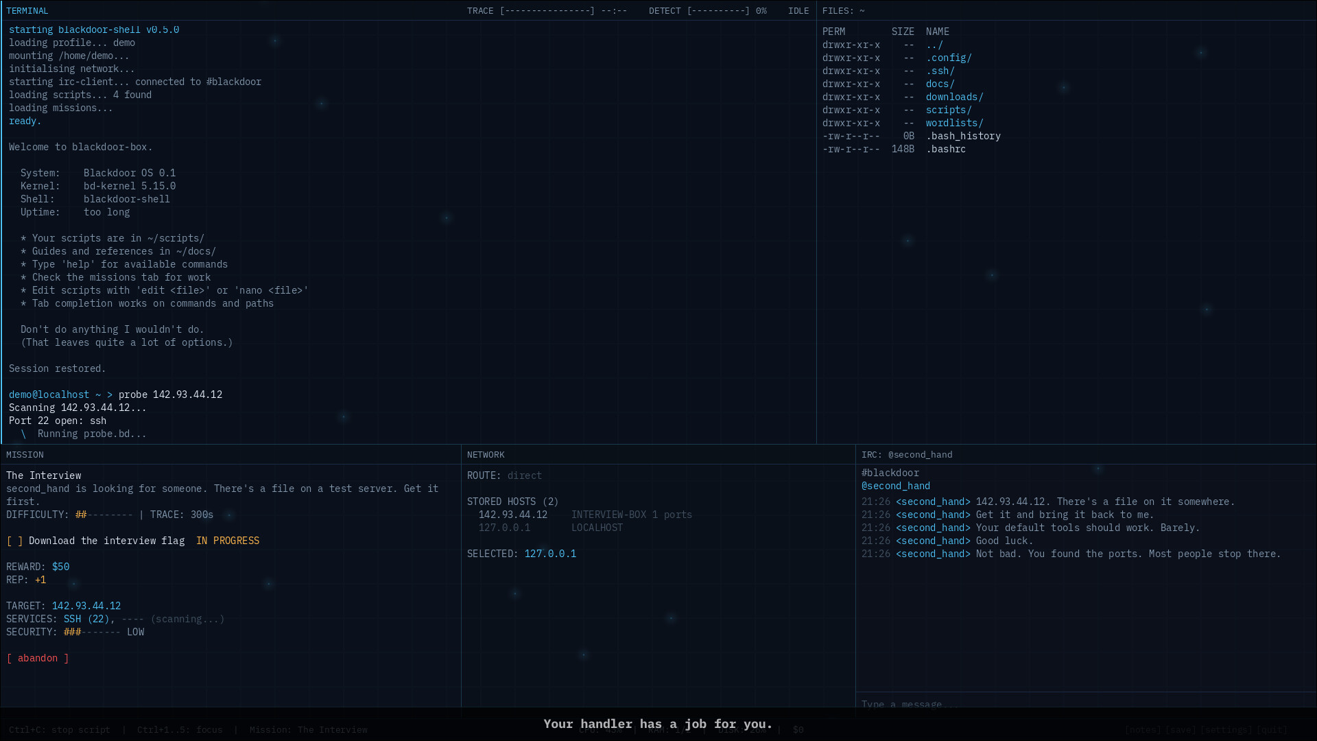 Blackdoor screenshot #4
