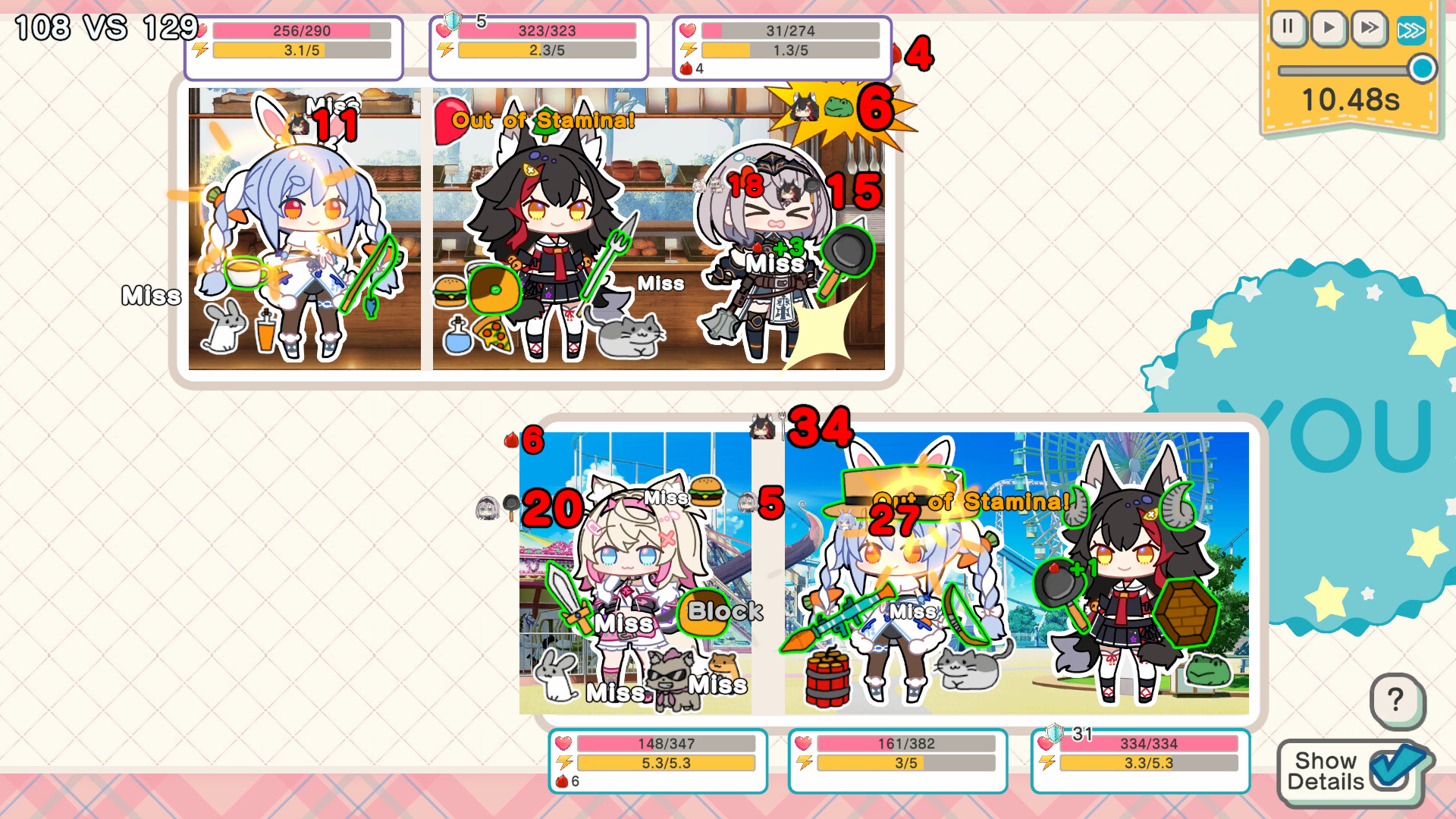 Decorate! hololive Sticker Battle screenshot 9