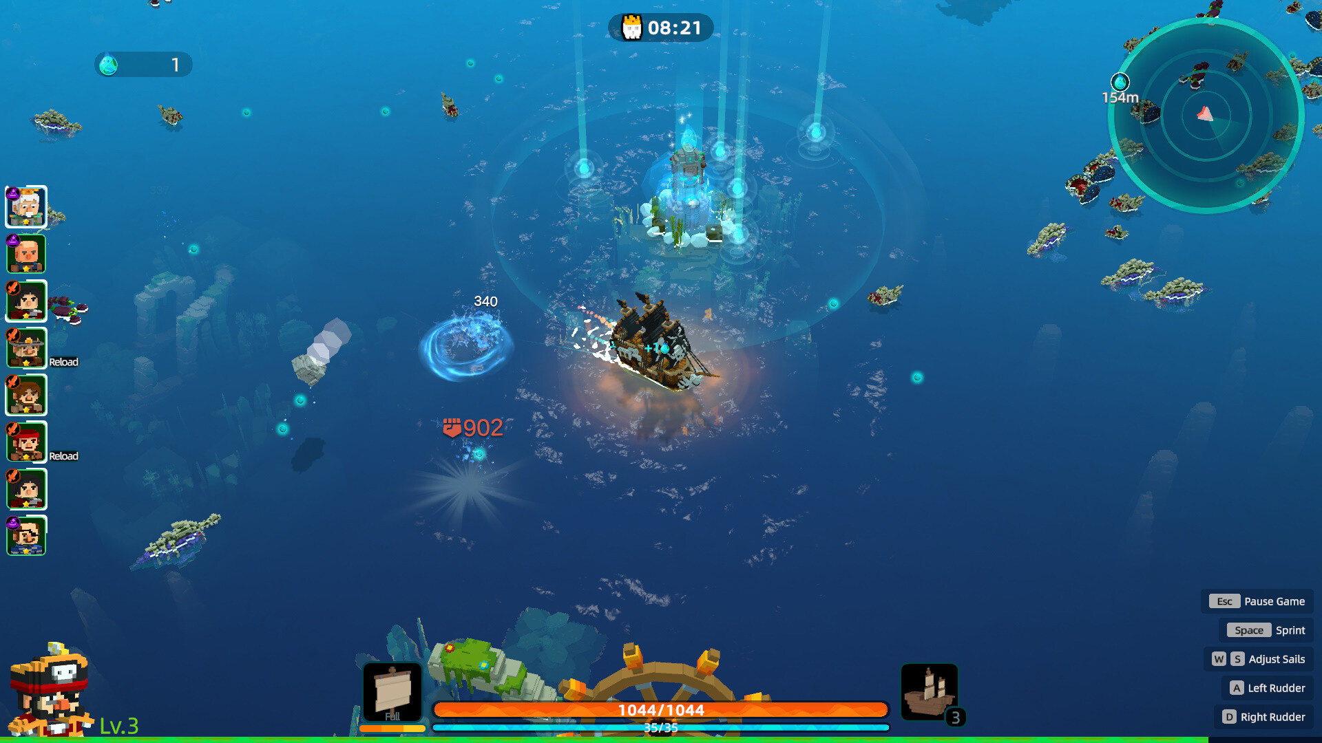 Ocean Homeward:Soul Summoner Survivors screenshot 11