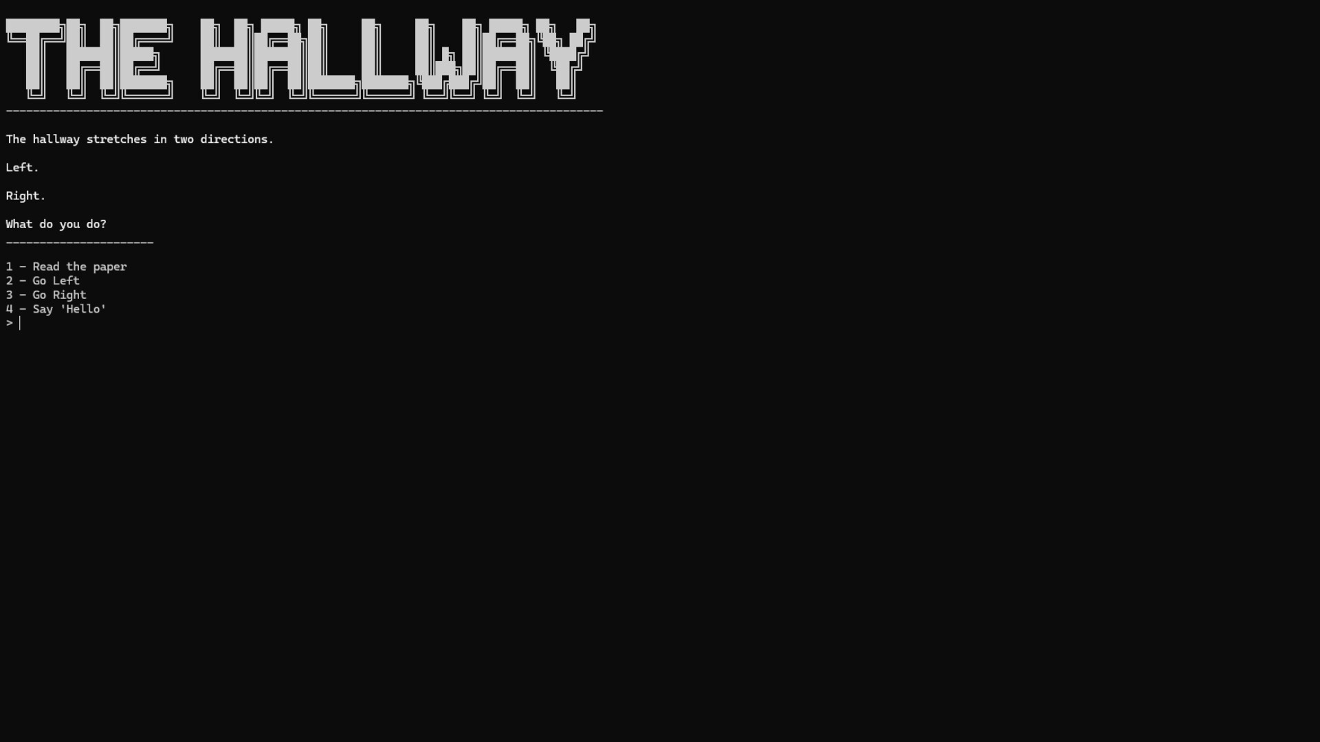 THE HALLWAYのスクリーンショット 1