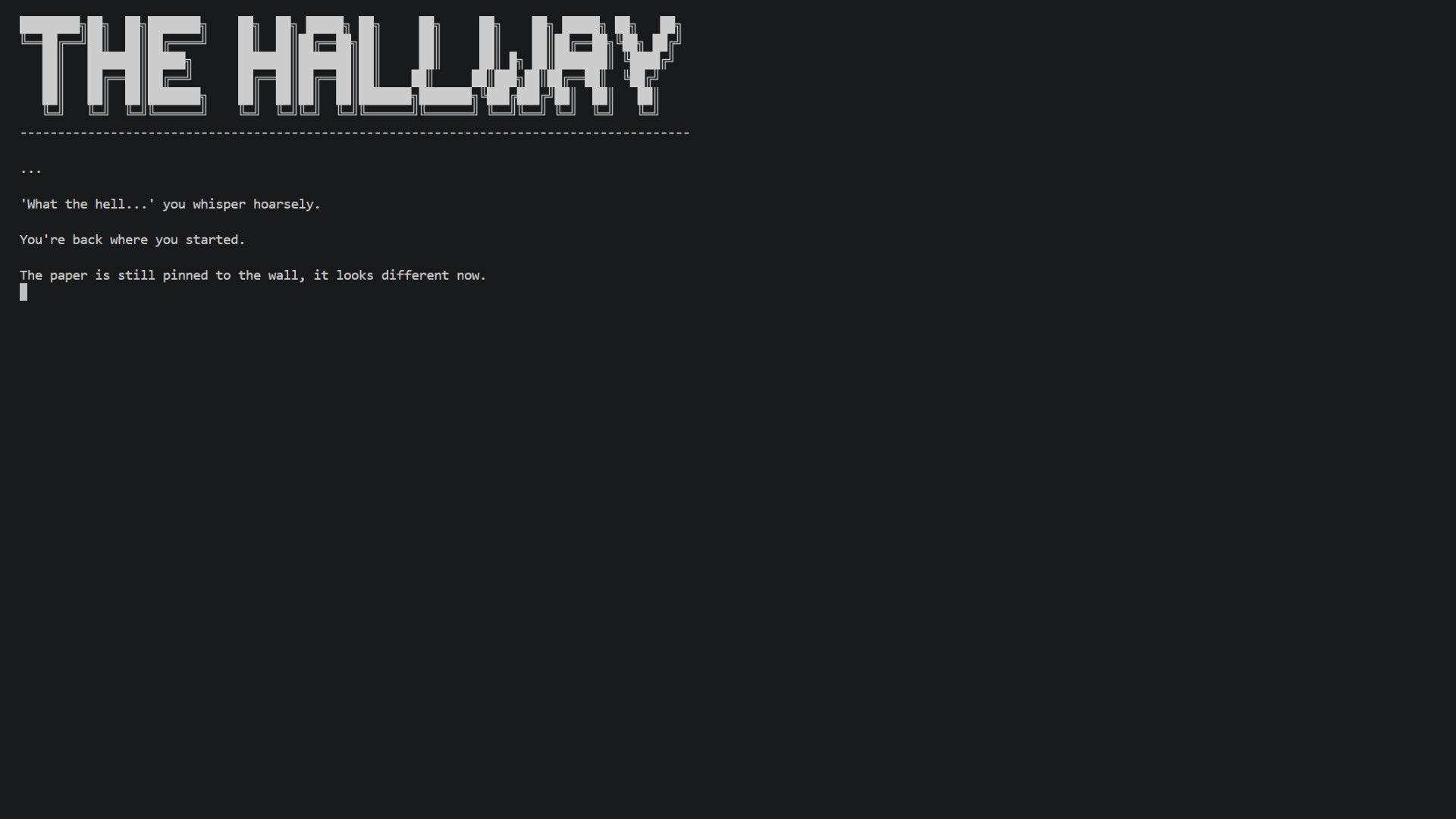 THE HALLWAY screenshot 2