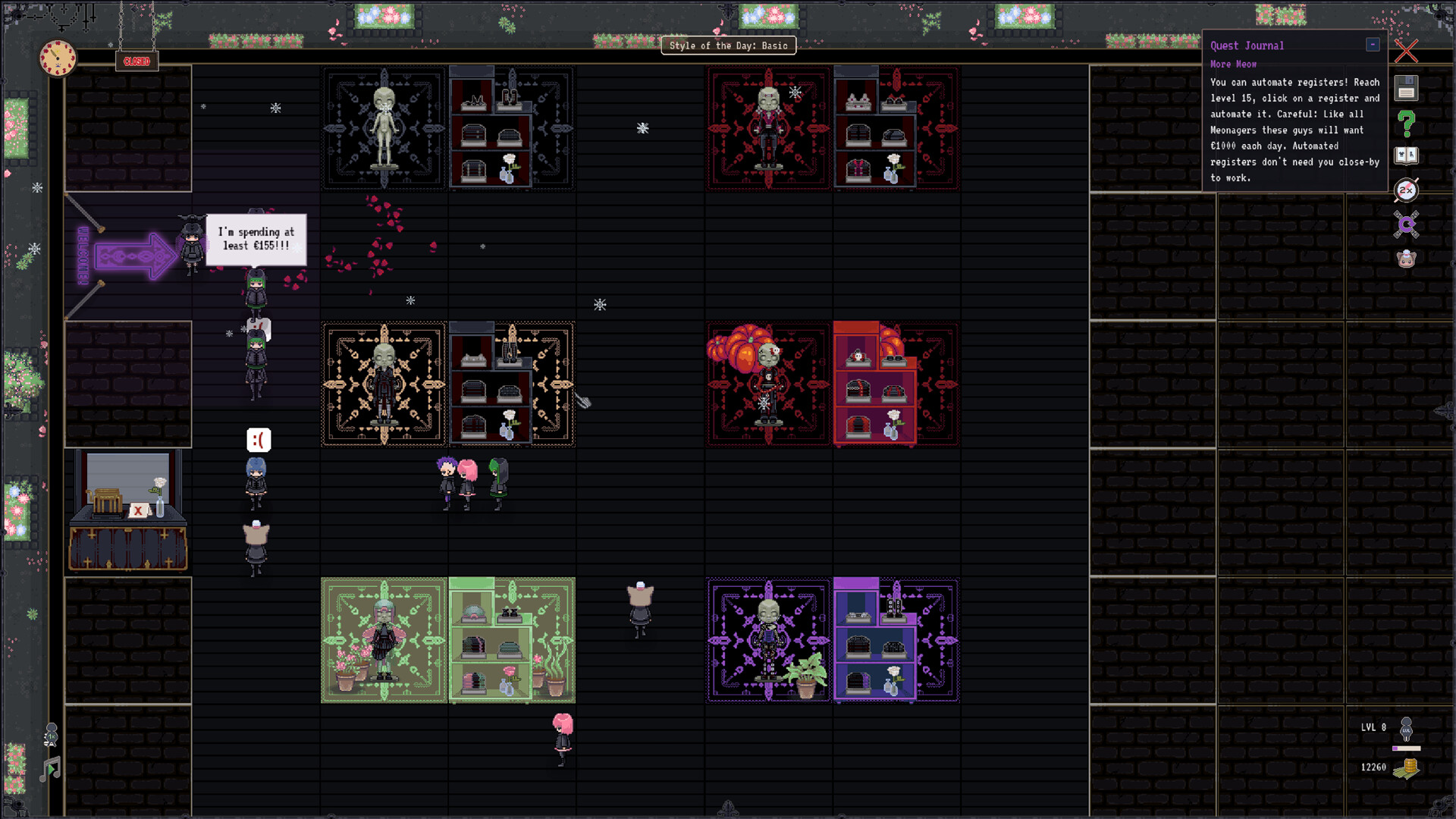 Crow's Curated Closet - Shop Simulator screenshot #6