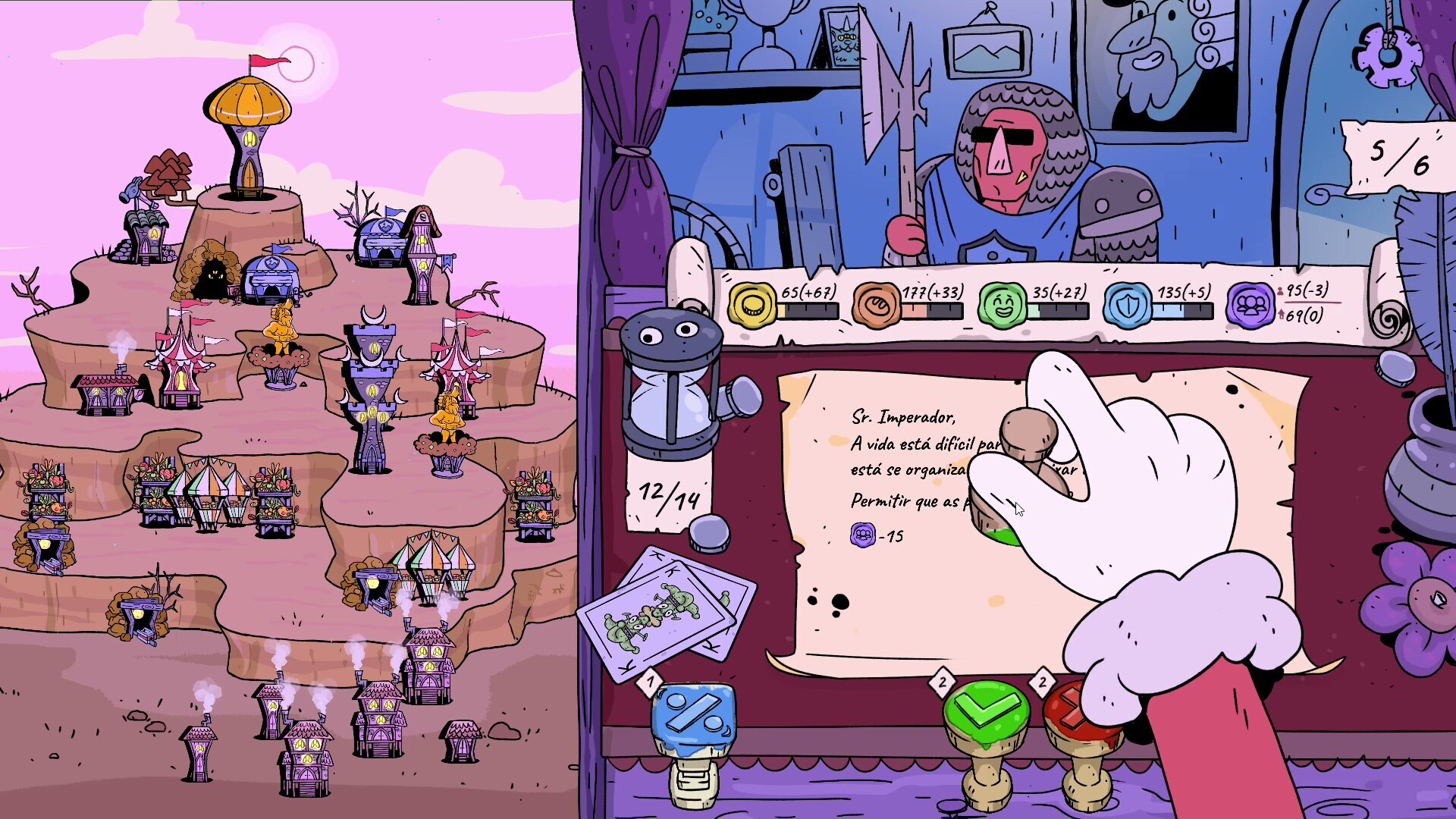 Stamperor! The Jester's Decree - Demo screenshot 1