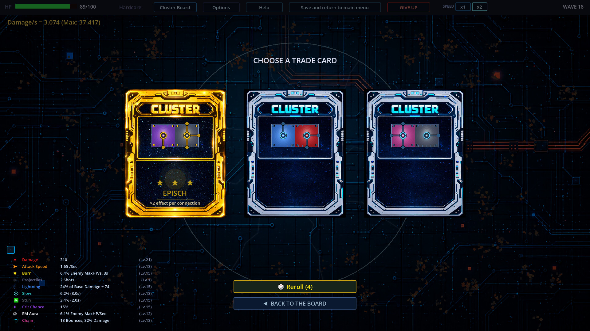Cluster - Roguelike Tower Defense screenshot #3