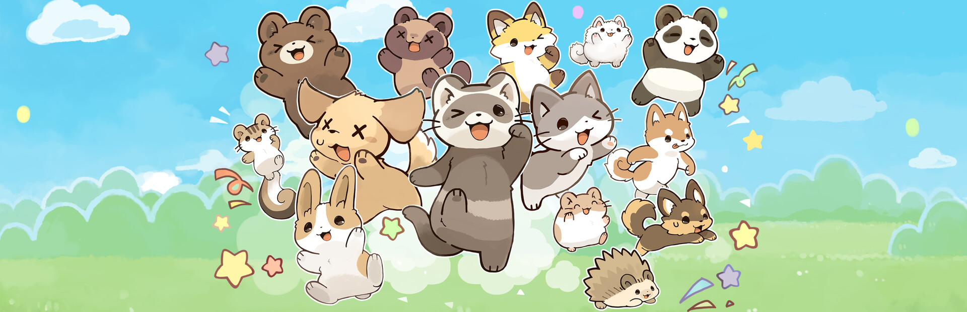 Animal Tenya Wanya: Cute Multitasking