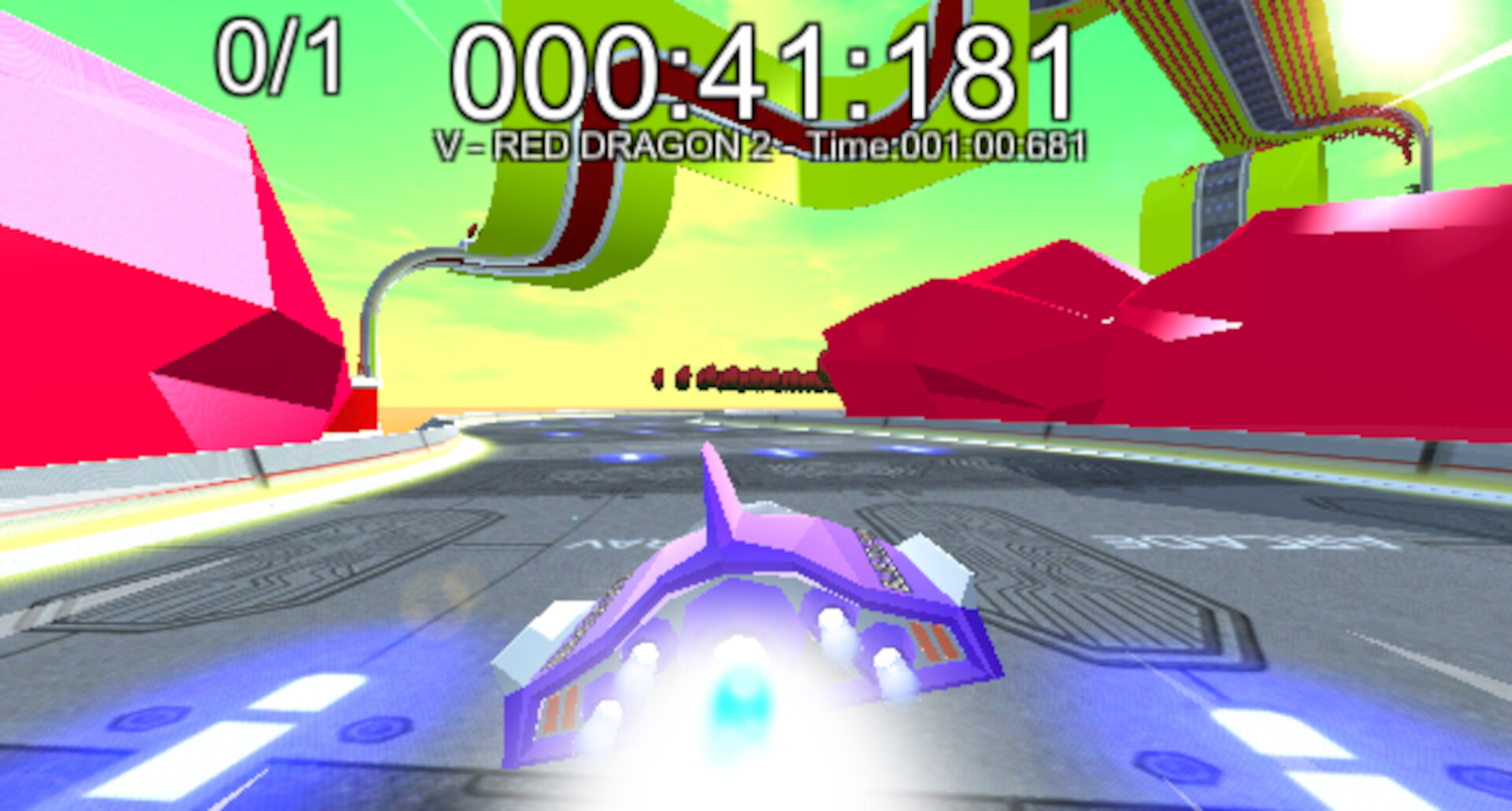 VORTEX-G: Anti-Gravity Racing & Track Editor screenshot 7