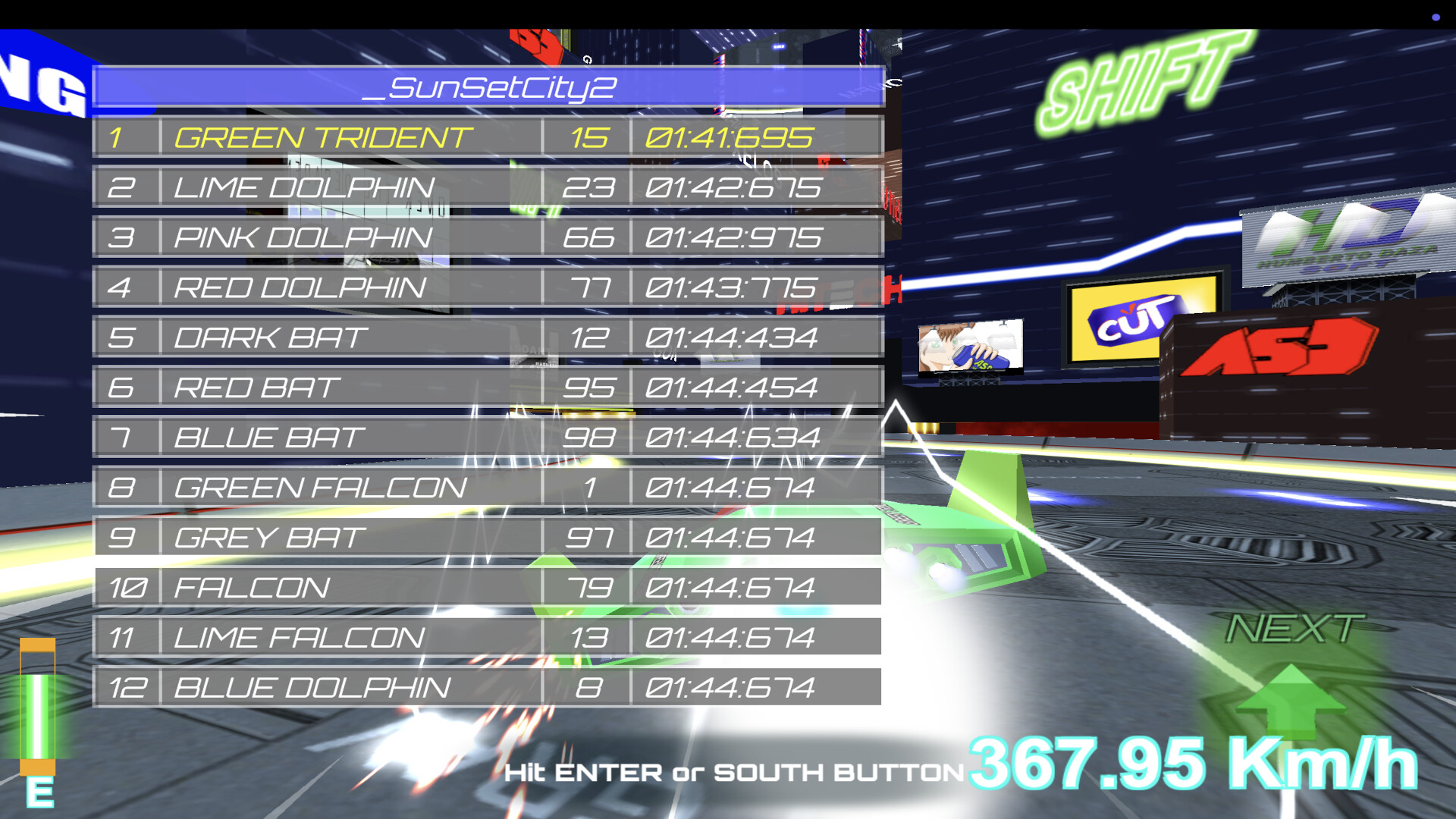 VORTEX-G: Anti-Gravity Racing & Track Editor screenshot #14