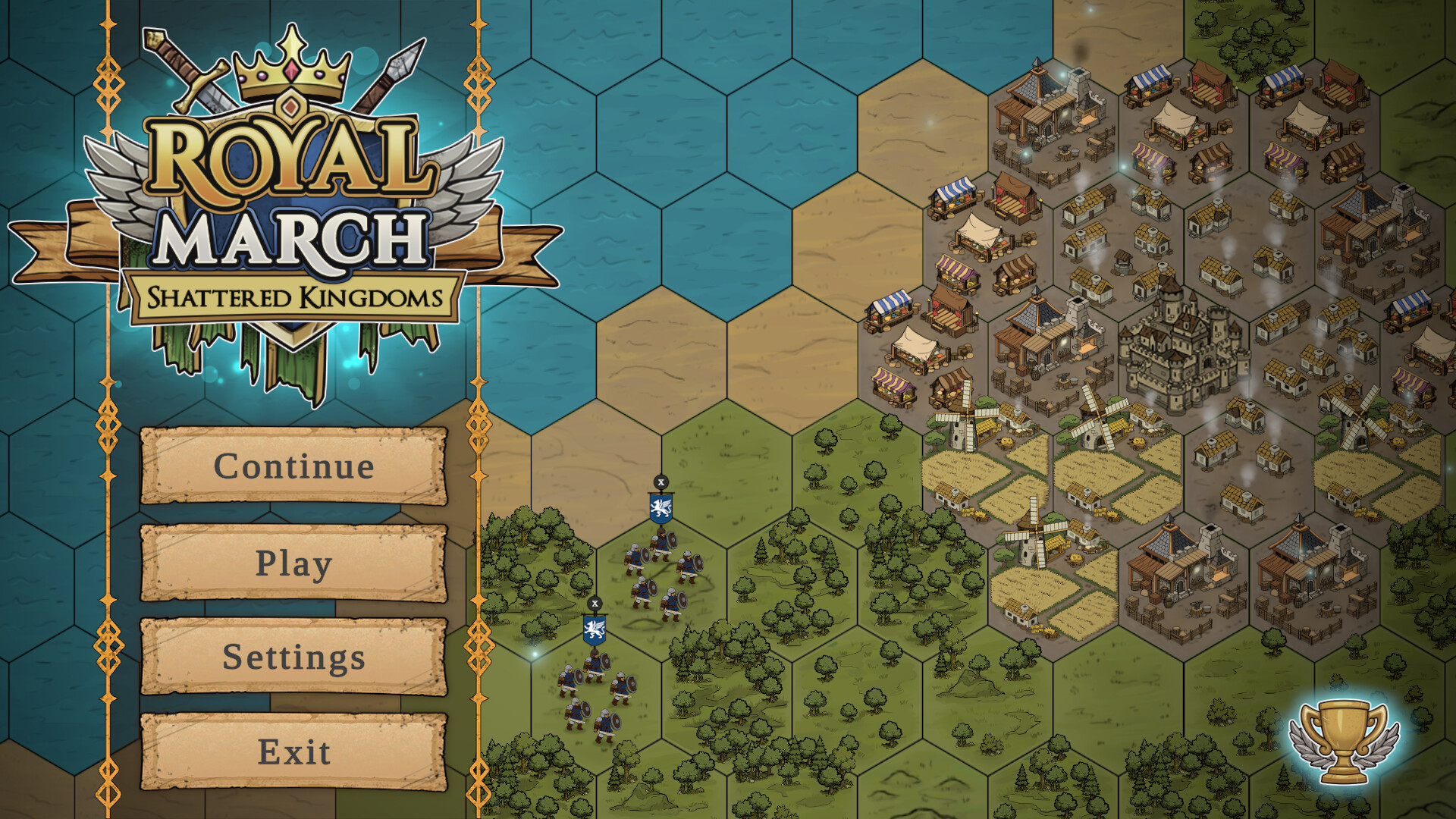 Royal March: Shattered Kingdoms screenshot 1