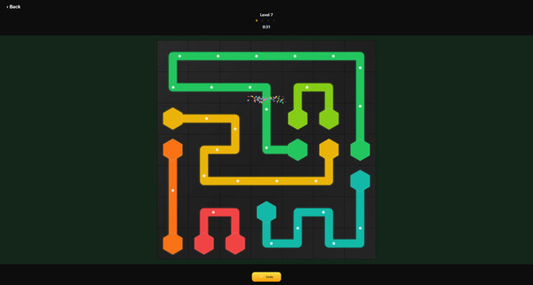 Screenshot of LinkMaster gameplay showing in-action mechanics