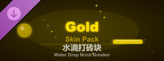 Water Drop Brick Breaker - Gold Skin Pack game capsule image