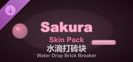 Capa oficial de Water Drop Brick Breaker - Sakura Skin Pack