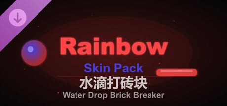 Capa de Water Drop Brick Breaker - Rainbow Skin Pack