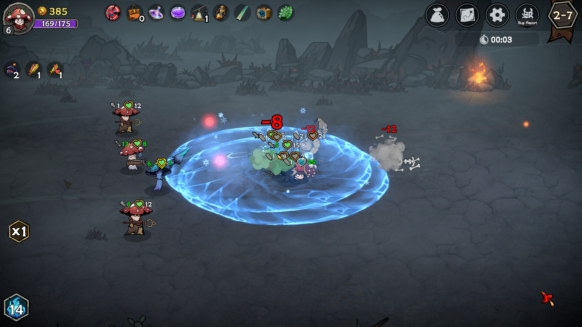 #8. Might & Mushroom Demo (Steam) Przez: Erabit