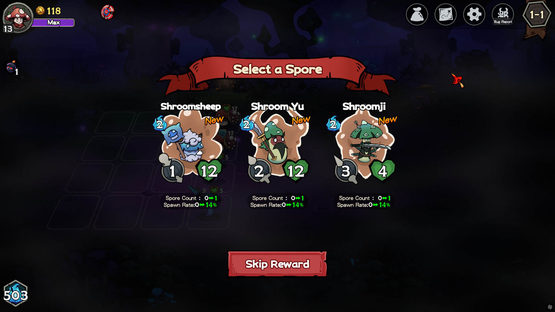 #1. Might & Mushroom Demo (Steam) Przez: Erabit
