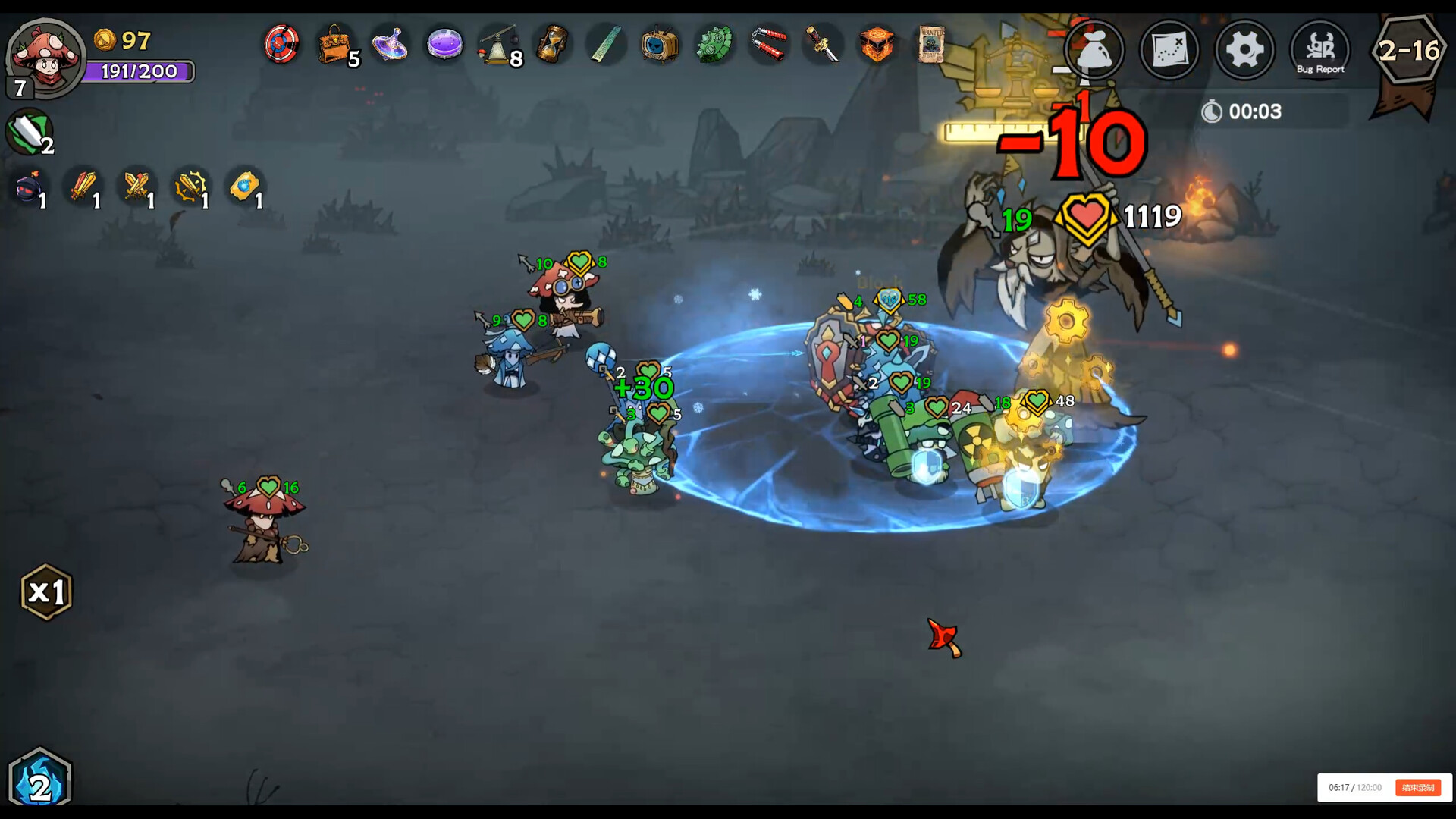 #6. Might & Mushroom Demo (Steam) Przez: Erabit