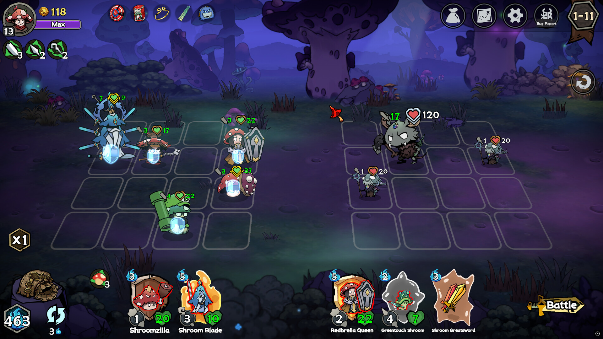 #3. Might & Mushroom Demo (Steam) Przez: Erabit