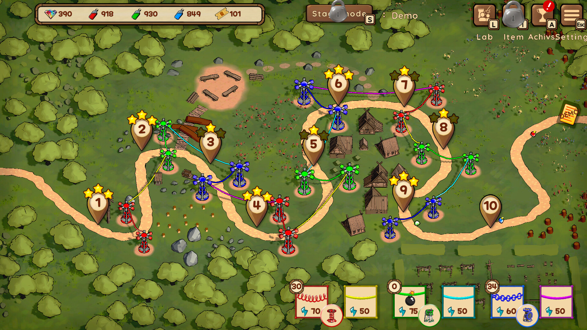 Rainbow Tower Defense screenshot 6