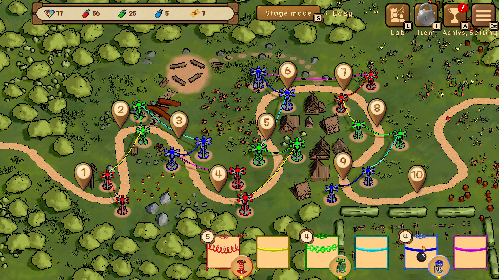 Rainbow Tower Defence screenshot #4