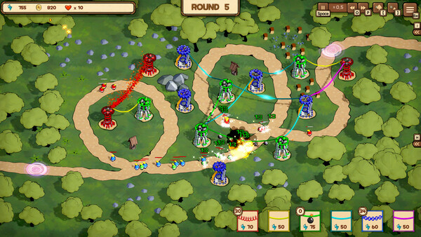 Rainbow Tower Defense screenshot 8