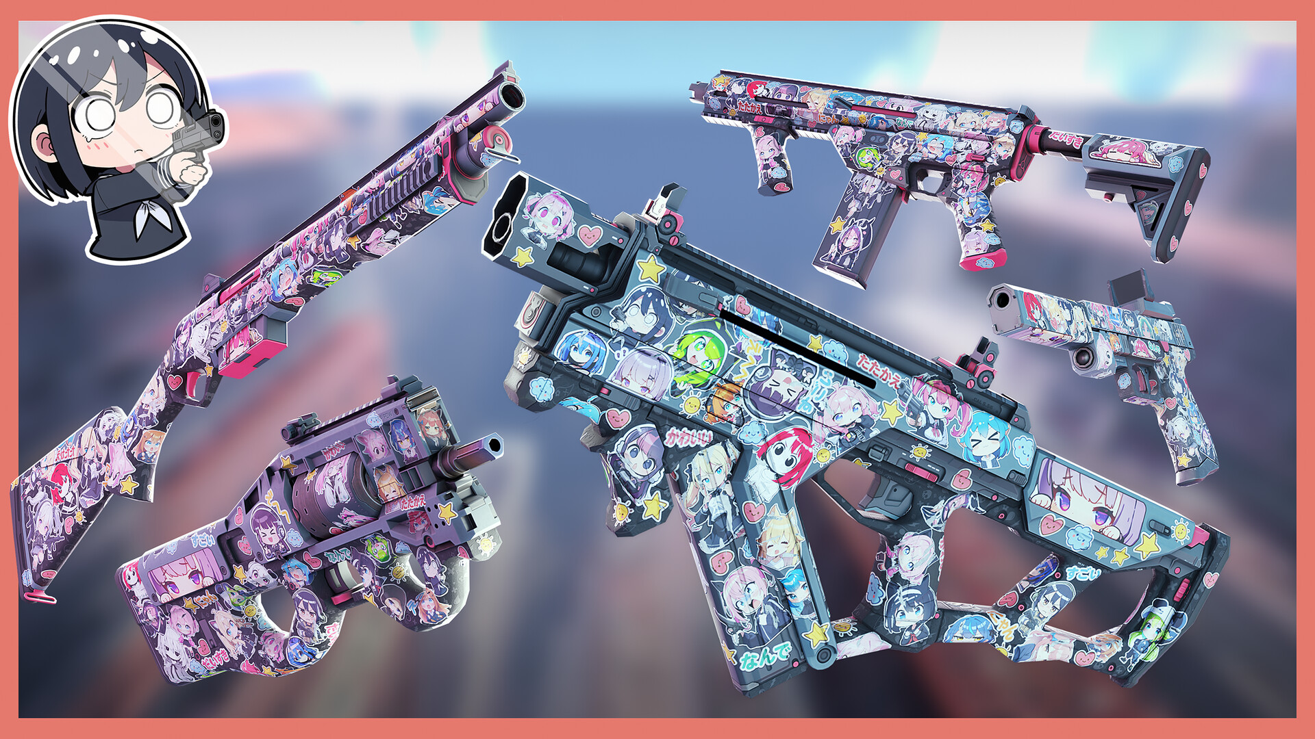 Breachers - Anime Stickerbomb Bundle Featured Screenshot #1