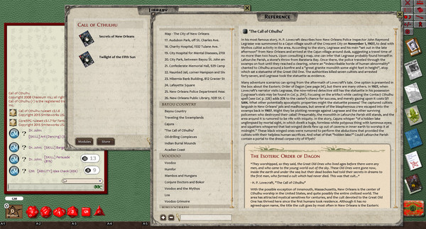 Fantasy Grounds - Call of Cthulhu: Secrets of New Orleans