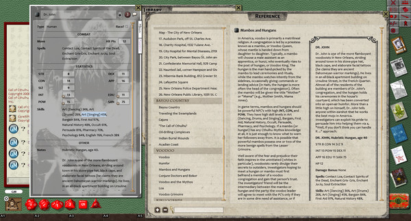 Fantasy Grounds - Call of Cthulhu: Secrets of New Orleans