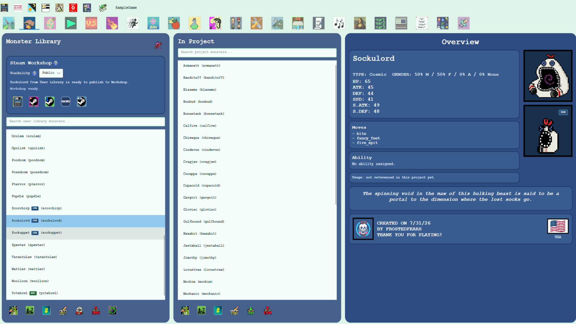 Monster Adventure Studio screenshot 3
