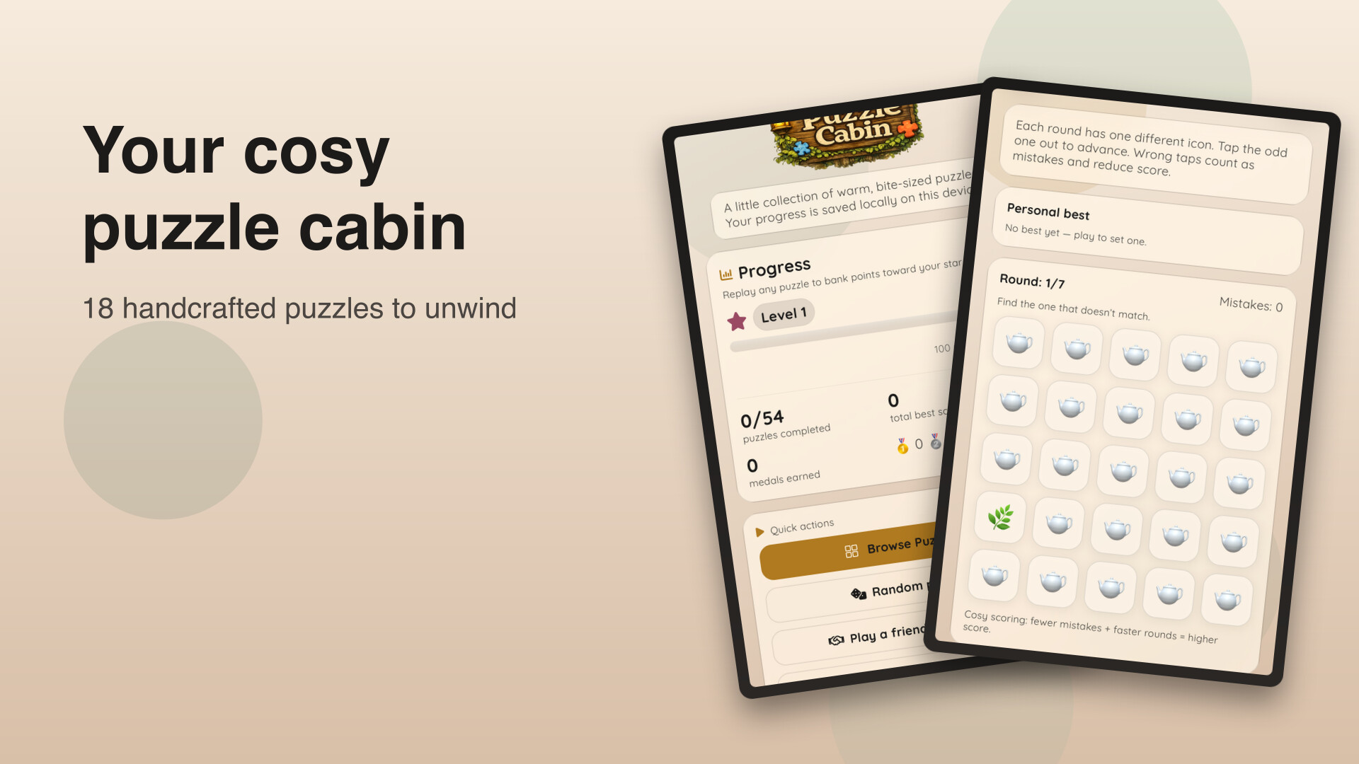 Cosy Puzzle Cabin screenshot #9