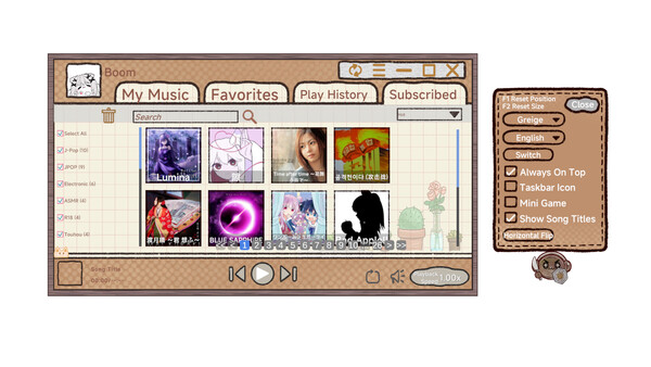 Musical Slimefor windows and Linux 1