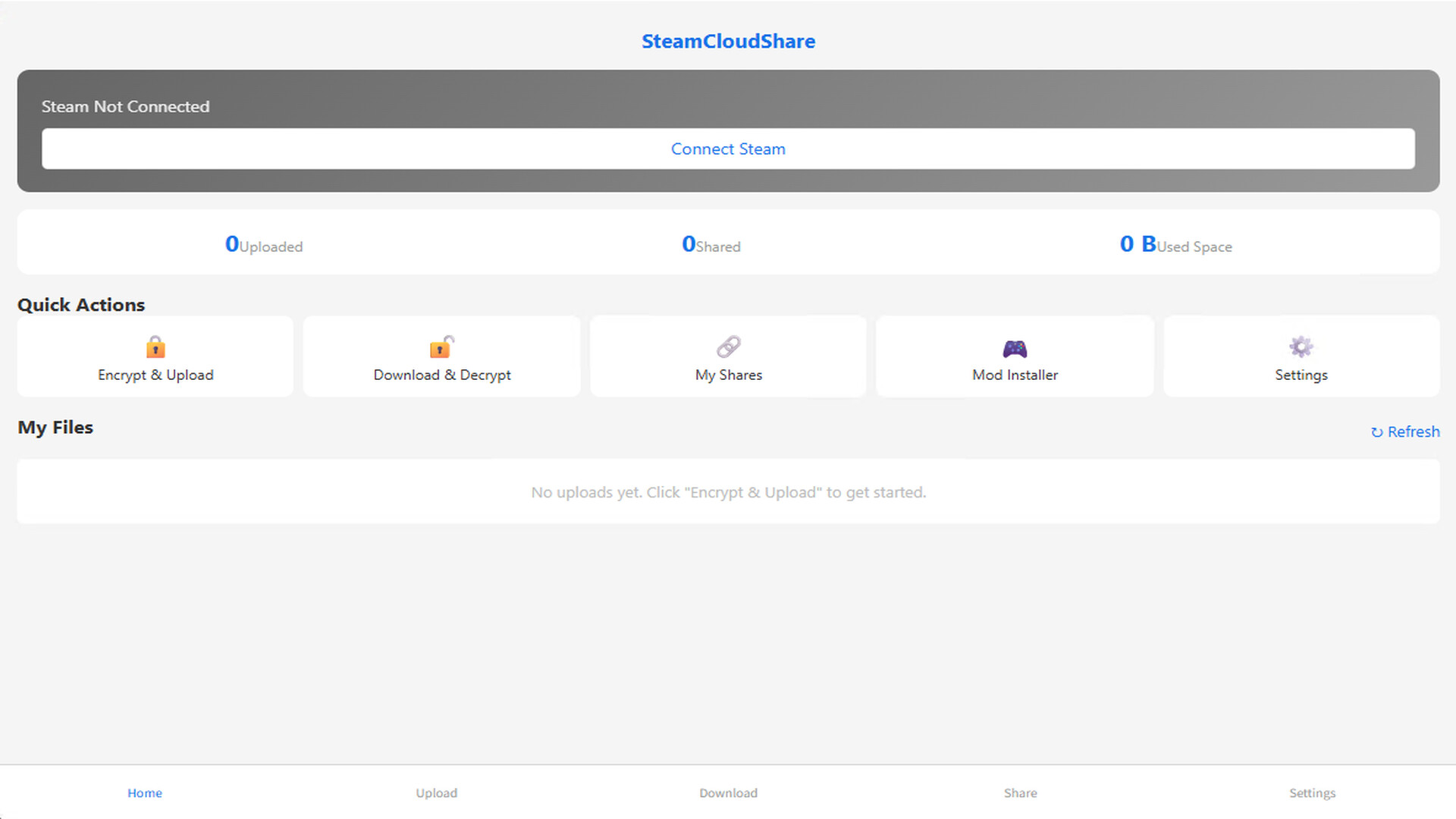 SteamCloudShare screenshot 1