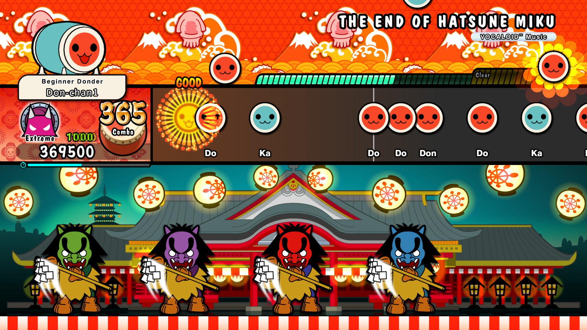 Taiko no Tatsujin: Rhythm Festival - HATSUNE MIKU Pack Vol. 7 Featured Screenshot #1
