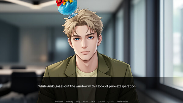 Screenshot of Blue Hawaii Aniki's Small Celebration vol.2 gameplay showing in-action mechanics
