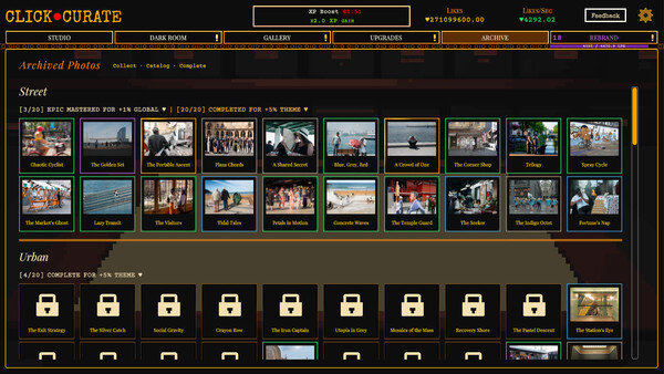 Screenshot 2 of Click & Curate: Idle Photography - additional gameplay view