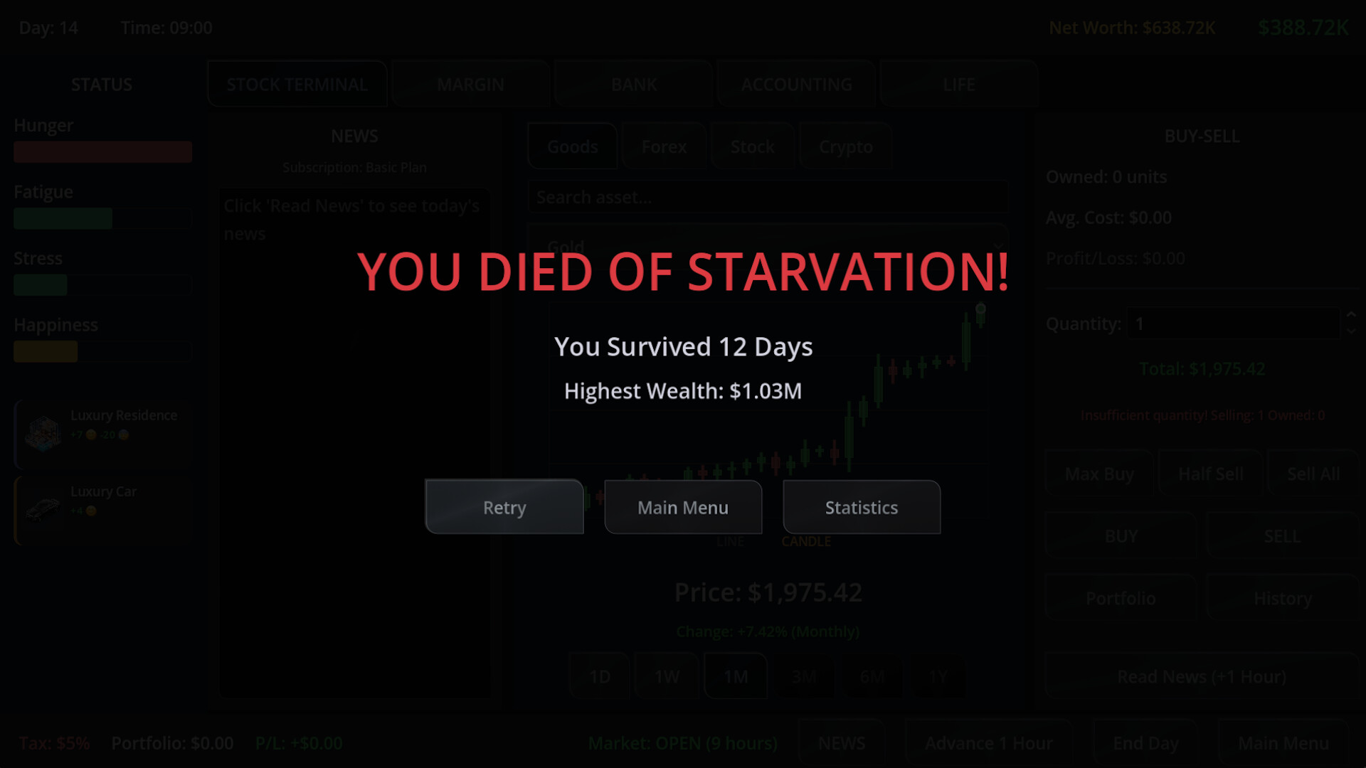 Neo Capitalist - Stock Market Survival Simulator – Screenshot 18