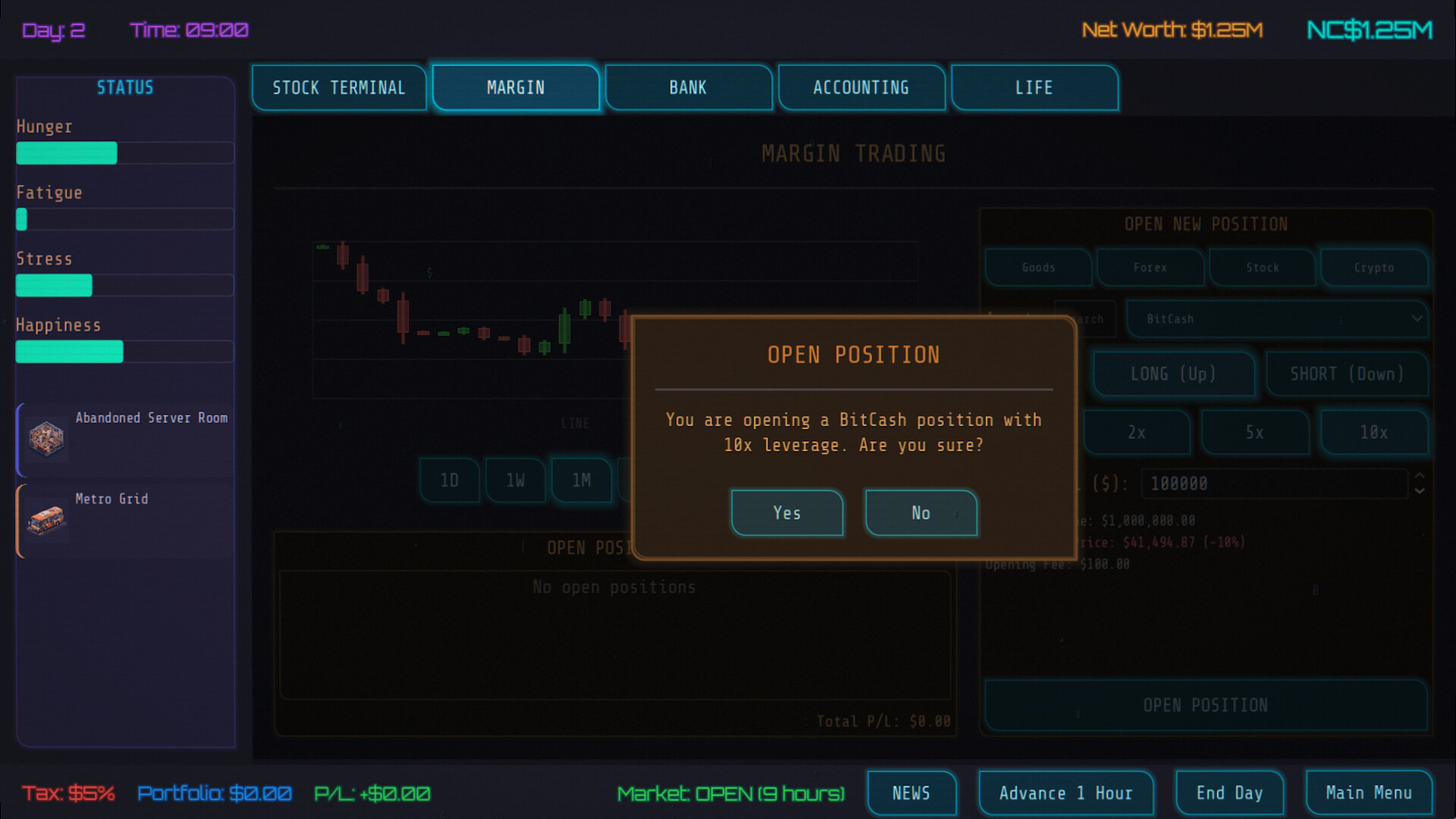 Neo Capitalist - Stock Market Survival Simulator – Screenshot 16