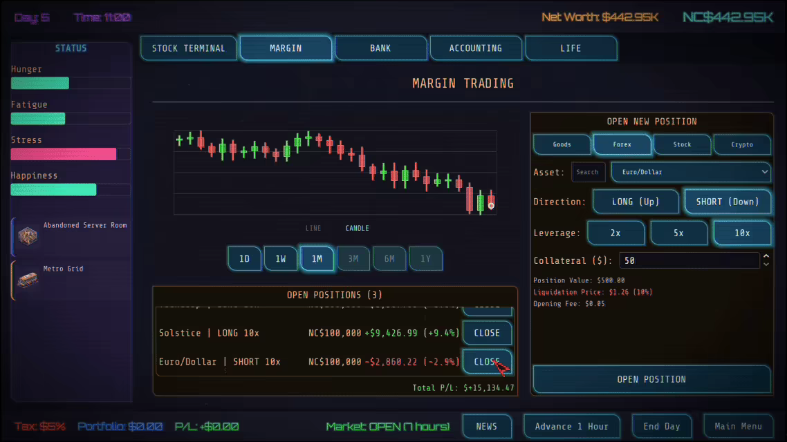 Neo Capitalist - Stock Market Survival Simulator video 2
