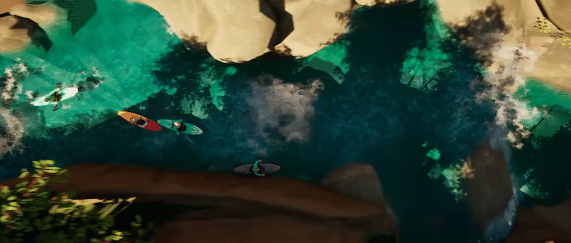Kayak with friends video 2
