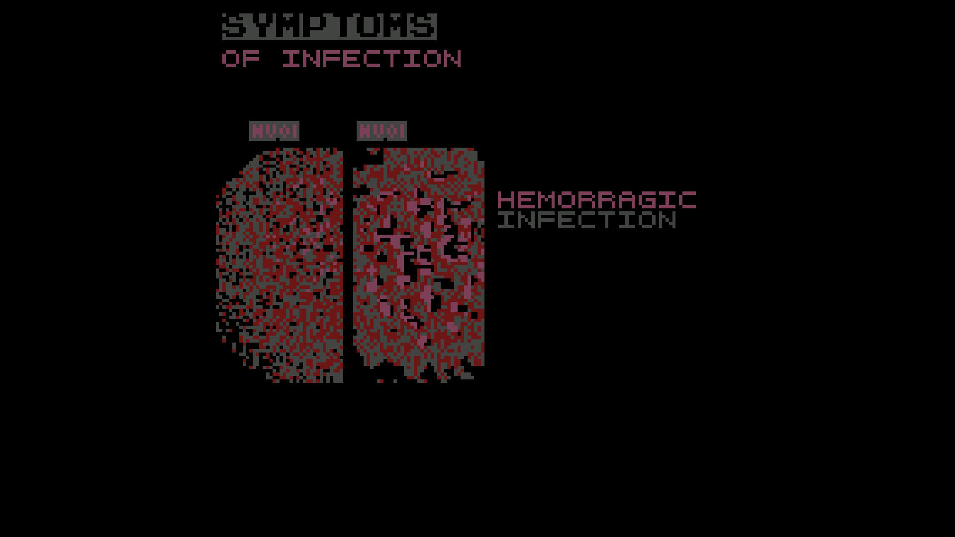 Screenshot Symptoms of Infection